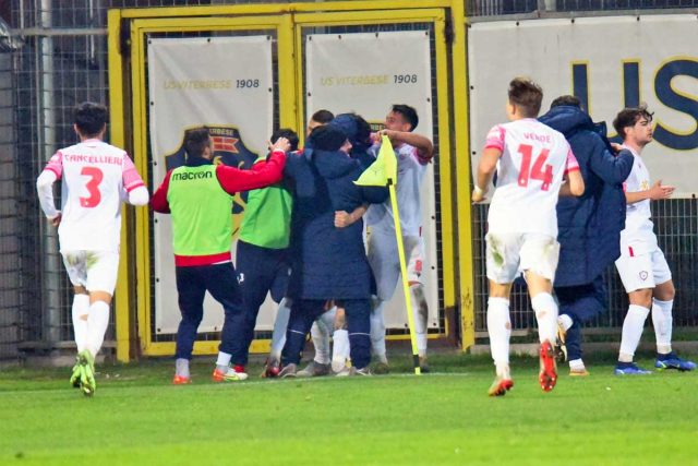 Sport – Calcio – Monterosi – L’esultanza dei biancorossi