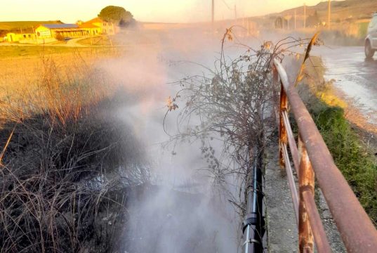 Tarquinia – Incendio a Montericcio